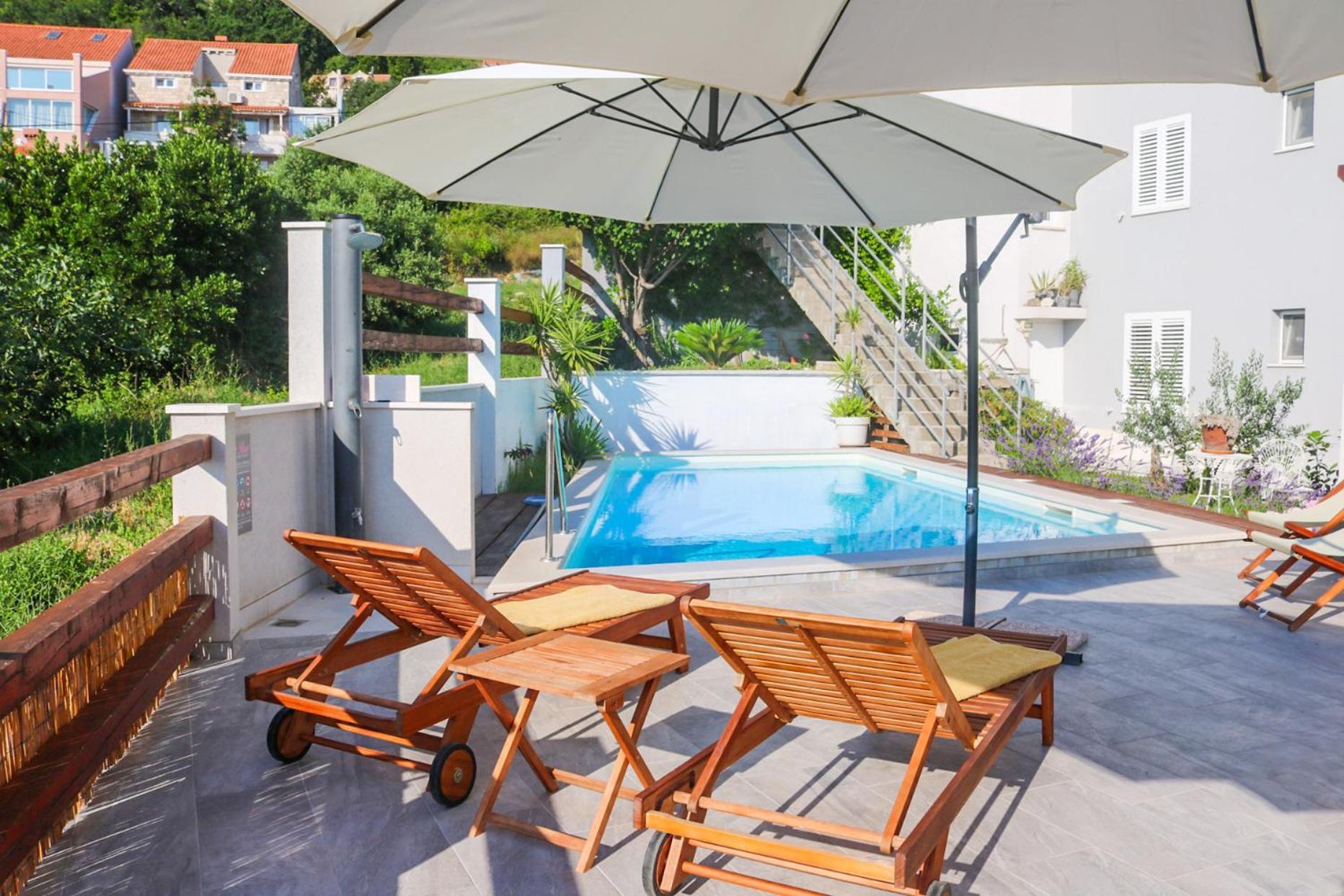 Villa My Rose With A Private Pool Mlini Exteriér fotografie