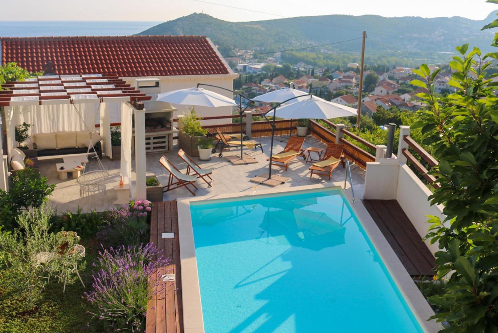 Villa My Rose With A Private Pool Mlini Exteriér fotografie
