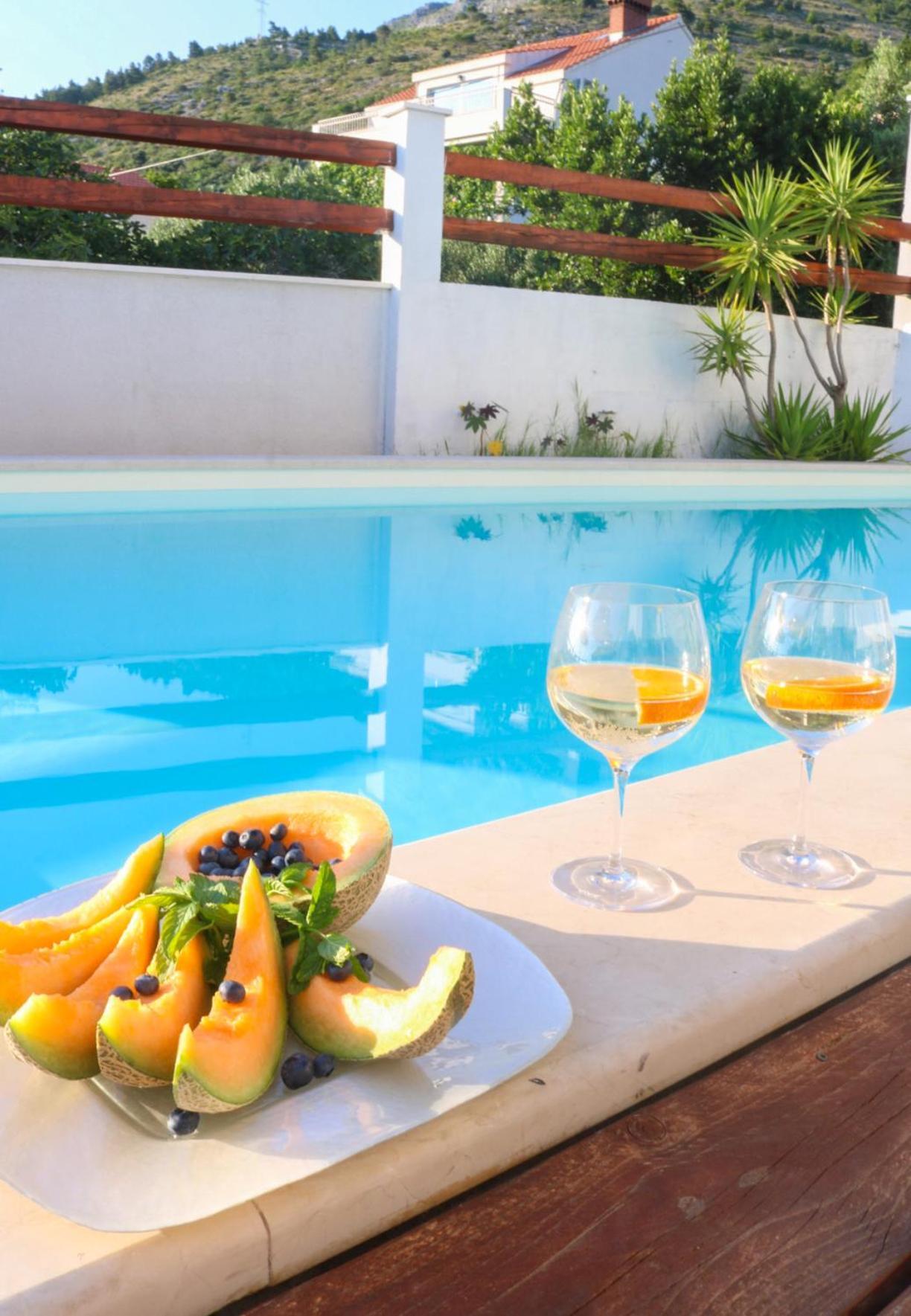Villa My Rose With A Private Pool Mlini Exteriér fotografie